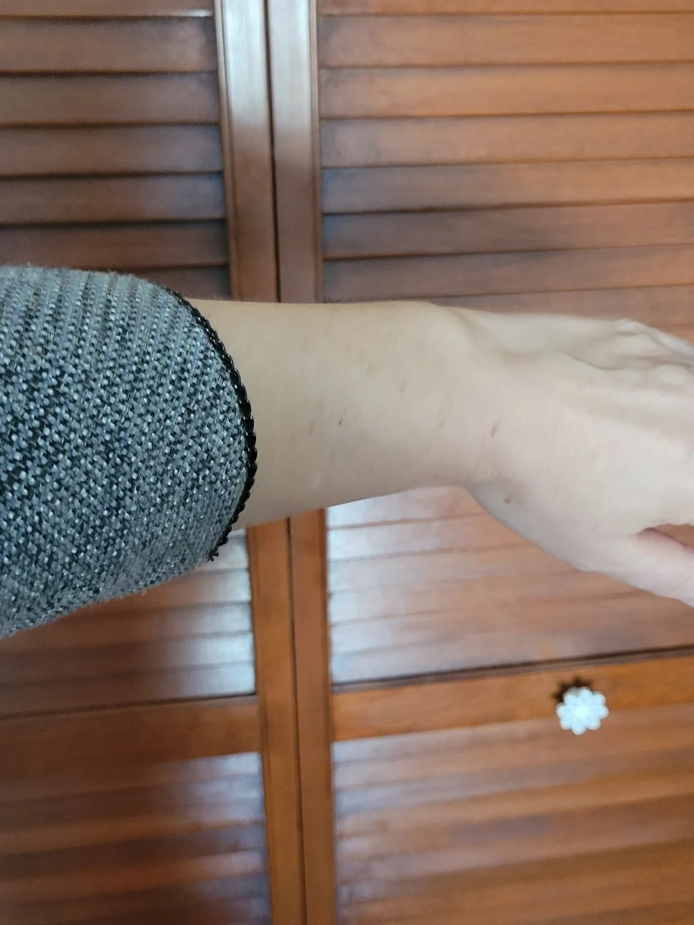 Zara collarless tweed